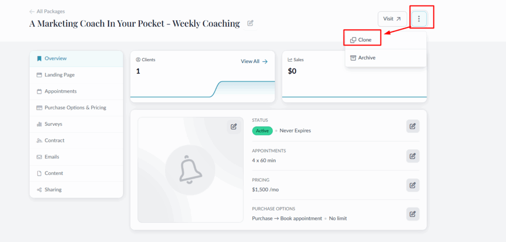 how to deal with no shows paperbell clone package
