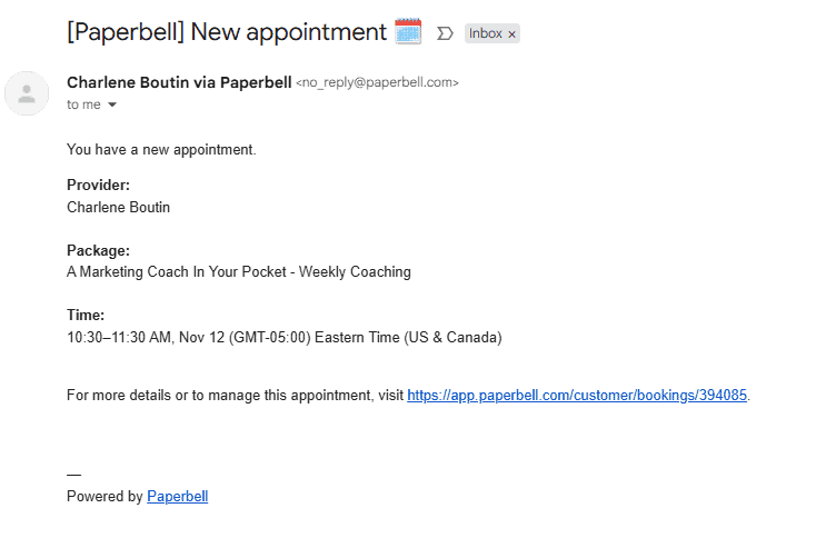 how to deal with no shows paperbell confirmation