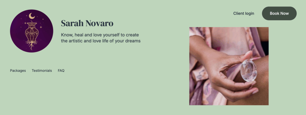 paperbell website examples sarah novaro