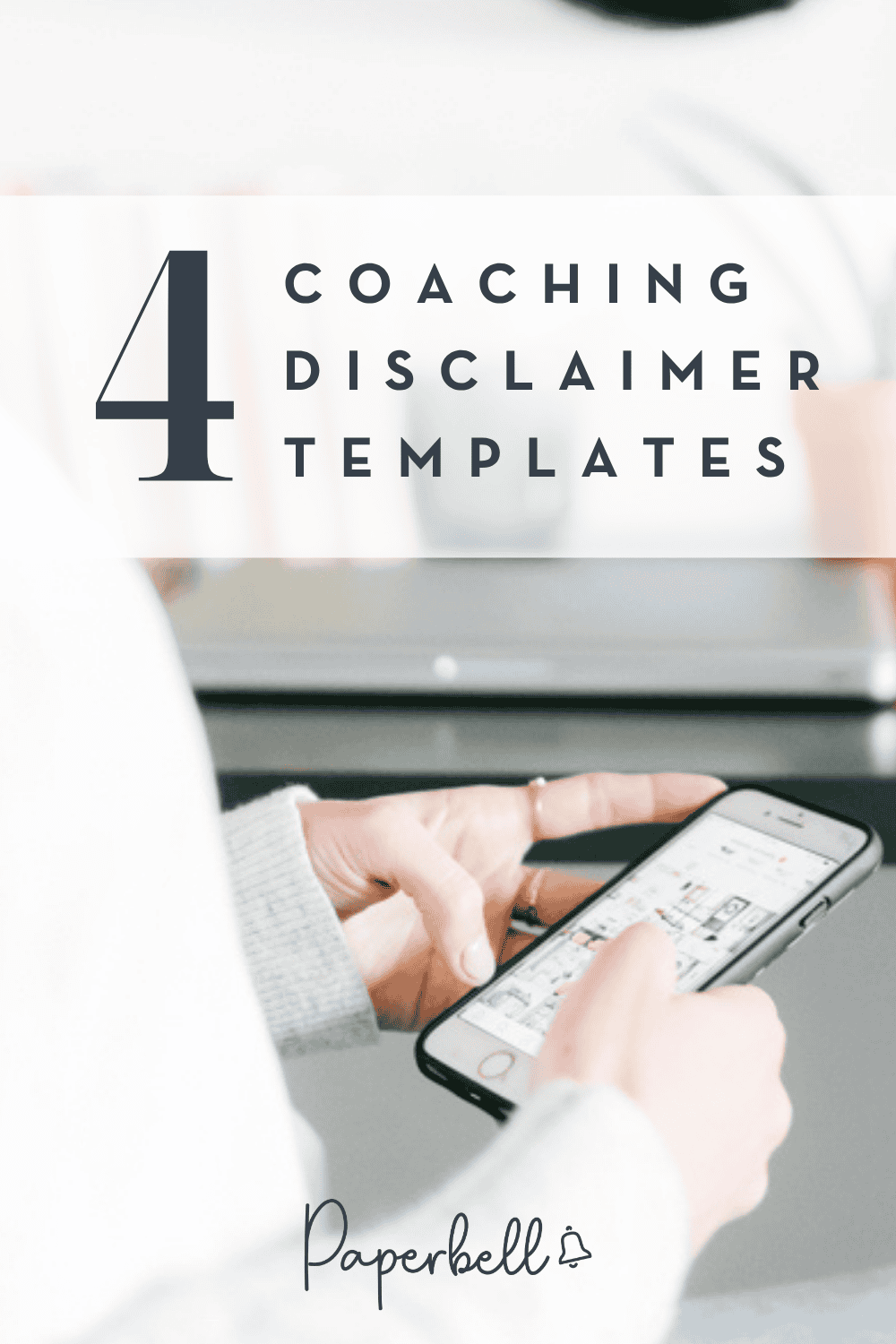 4 free coaching disclaimer templates 2026 Pinterest pin