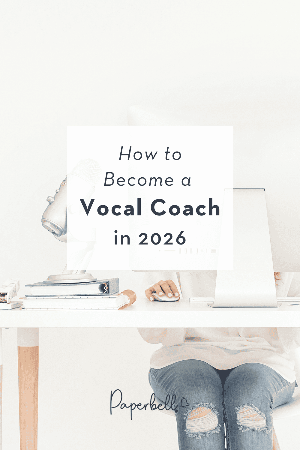 How to become a vocal coach in 2026 Pinterest pin