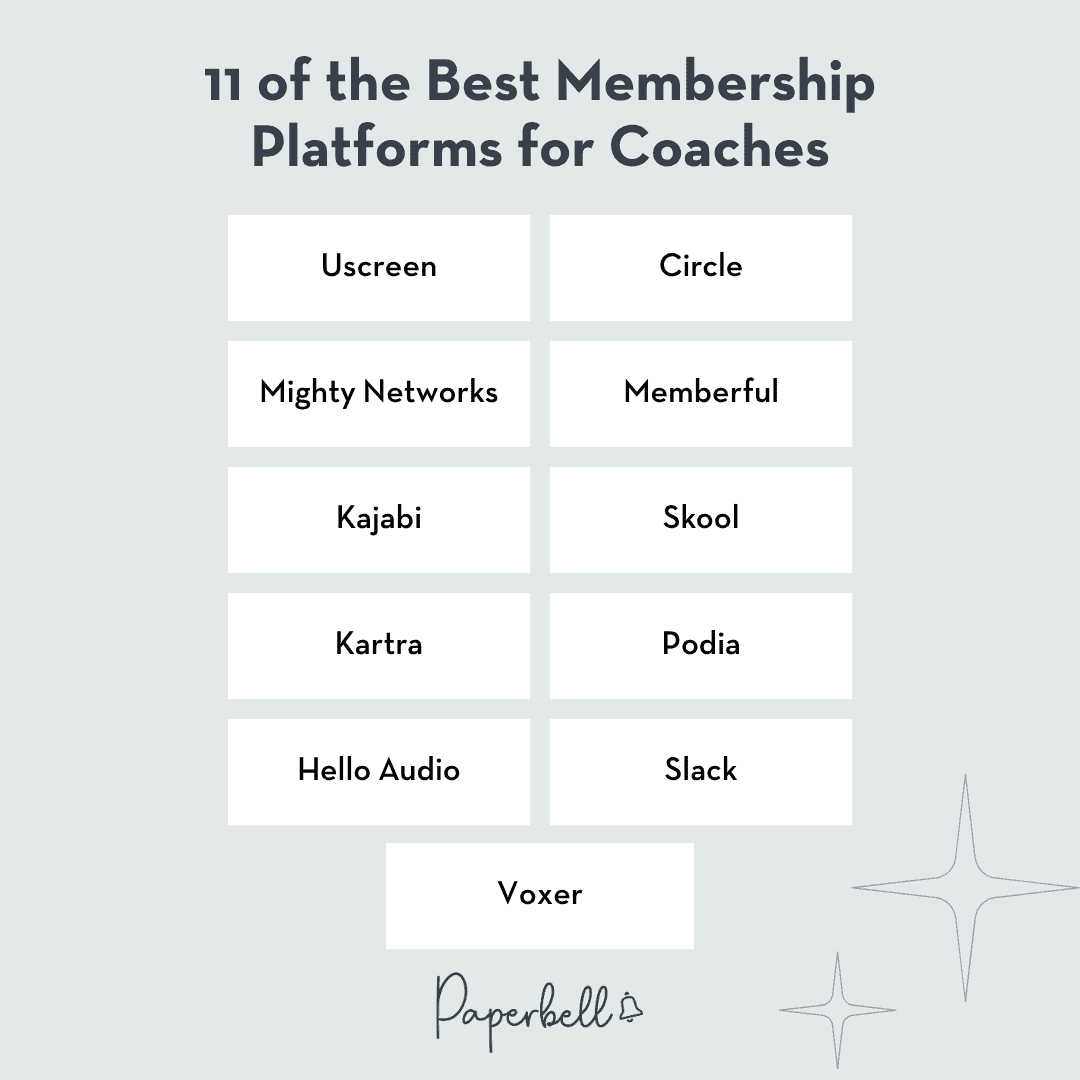 11 of the Best Membership Platforms for Coaches