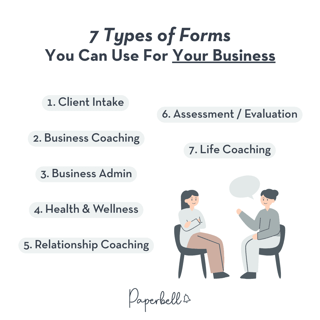7 Types of Forms You Can Use For Your Business